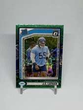 2024 Donruss  # 340 J.C. Latham Green Velocity Optic