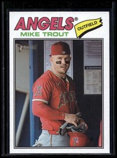 2025 Topps Heritage Mike Trout Image Variation SSP #163