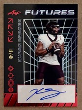 2024 Leaf Futures - KYRON DRONES Auto /49 Red       HOKIES