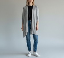 COP COPINE Pull Enki Femme Taille M Mélange De Laine Ribs Ouvert