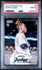2017 Topps Stadium Club Aaron Judge Rookie RC #64 PSA 10 New York Yankees