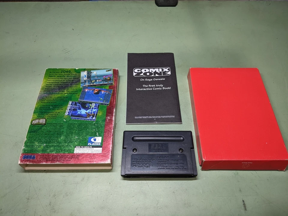 Vectorman [Cardboard Box] Sega Genesis Complete in Box - Image 2 of 4