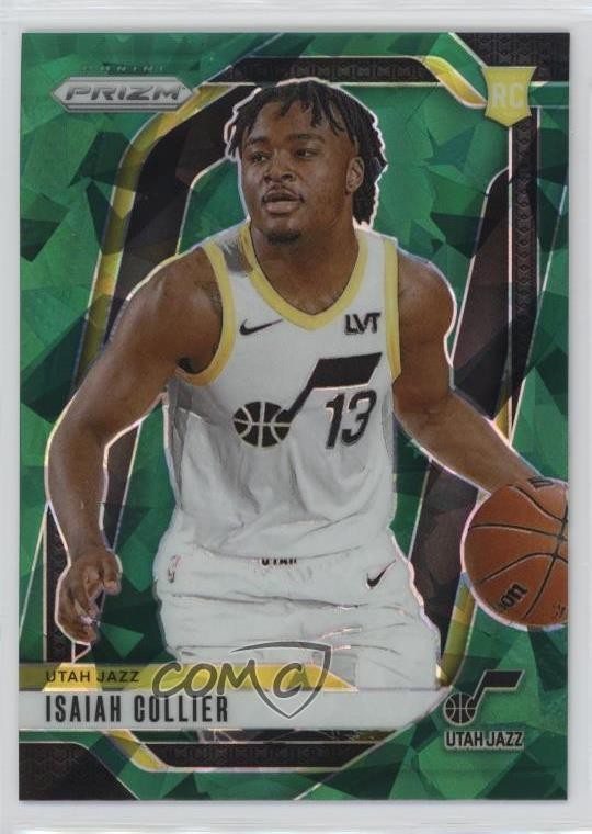 2024-25 Panini Prizm Green Ice Prizm Isaiah Collier #227 Rookie RC 17xm