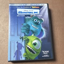 Disney Pixar Monsters, Inc. Collector's Edition DVD Billy Crystal John Goodman