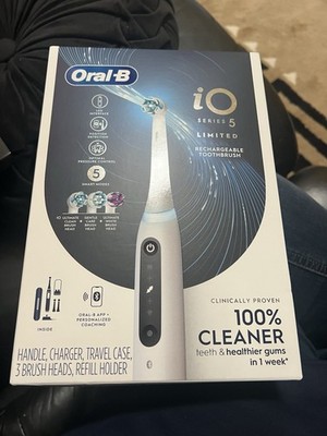 Oral B iO Electric Toothbrush for Healthier Gums 5 Settings Smart Display