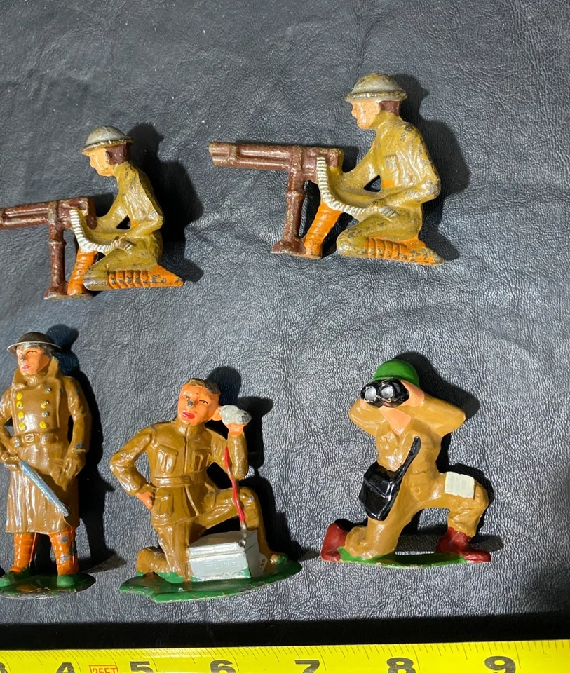 Barclay Manoil army men metal figure military soldier soldiers - Image 4 of 4