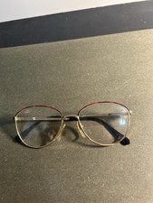 Vintage Cottet Eyeglass Frames Made in France Gold Metal 53  16 Model 2442