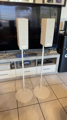 2x Sonos x IKEA Symfonisk Regallautsprecher Box inkl. Standständer weiß.