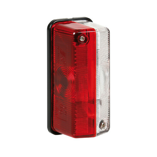 Fanale Luce Ingombro Bianco/Rosso Lampa 12-24V