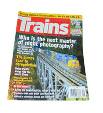 Trains September 2008 Night Photography CSX BNSF Union Pacific Magazine
