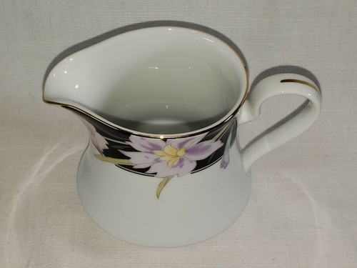 Mikasa China Charisma Black - Creamer / Milk Carafe - 3 1/4" - Very Good - Picture 2 of 7