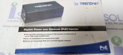 TrenDnet TPE-111GI(A) Gigabit Power Over Ethernet (PoE) Injector TPE-111GI