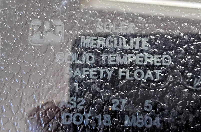 BONITO ORIGINAL PORSCHE 924 924S 944 968 VENTANA PUERTA PASAJERO HERCULITA TINTADA Foto 4 de 4