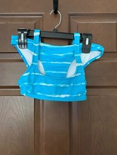 Xhilaration Women s Teal Bikini Swimsuit Adjustable Straps Bottom sz L Top sz S