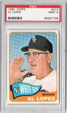 1965 Topps Al Lopez #414 PSA 9