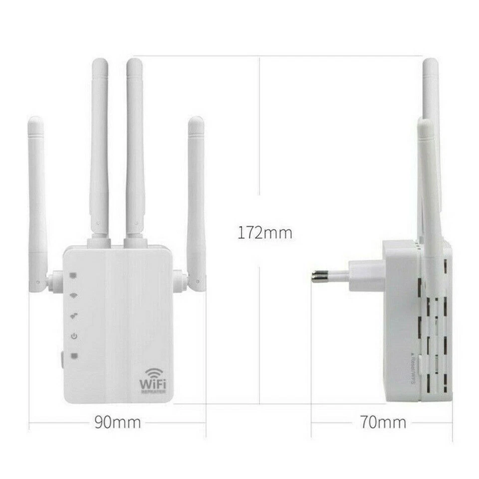 1200Mbit/s WIFI Range Extender Internet Booster Router WLAN Repeater Verstärker - Bild 3 von 4