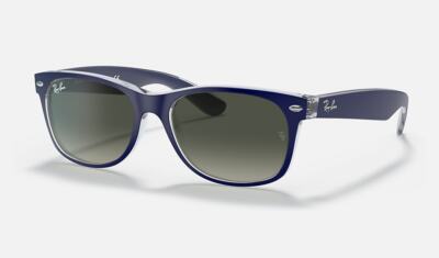 Ray-Ban New Wayfarer Color Mix Blue/Grey Gradient 55 mm Sunglasses RB2132 605371