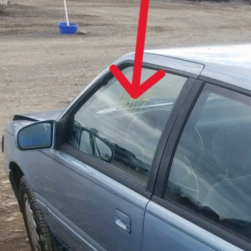 Excel, Preciso, 2 Puertas: 1990, 1991, 1992, 1993, 1994, Puerta Delantera Izquierda Cristal Foto 2 de 4