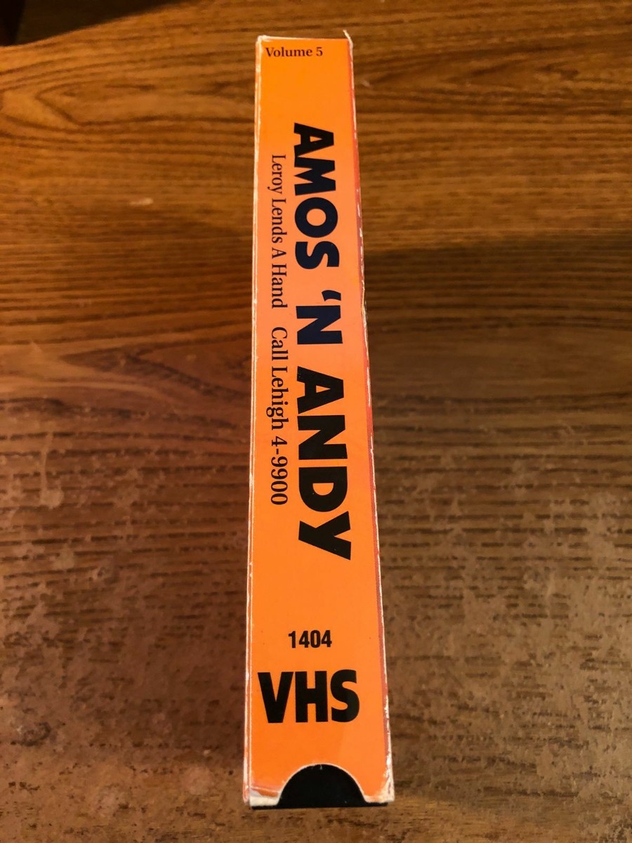 Amos N Andy Volume 5 Leroy Lends a Hand VHS VCR Tape Movie