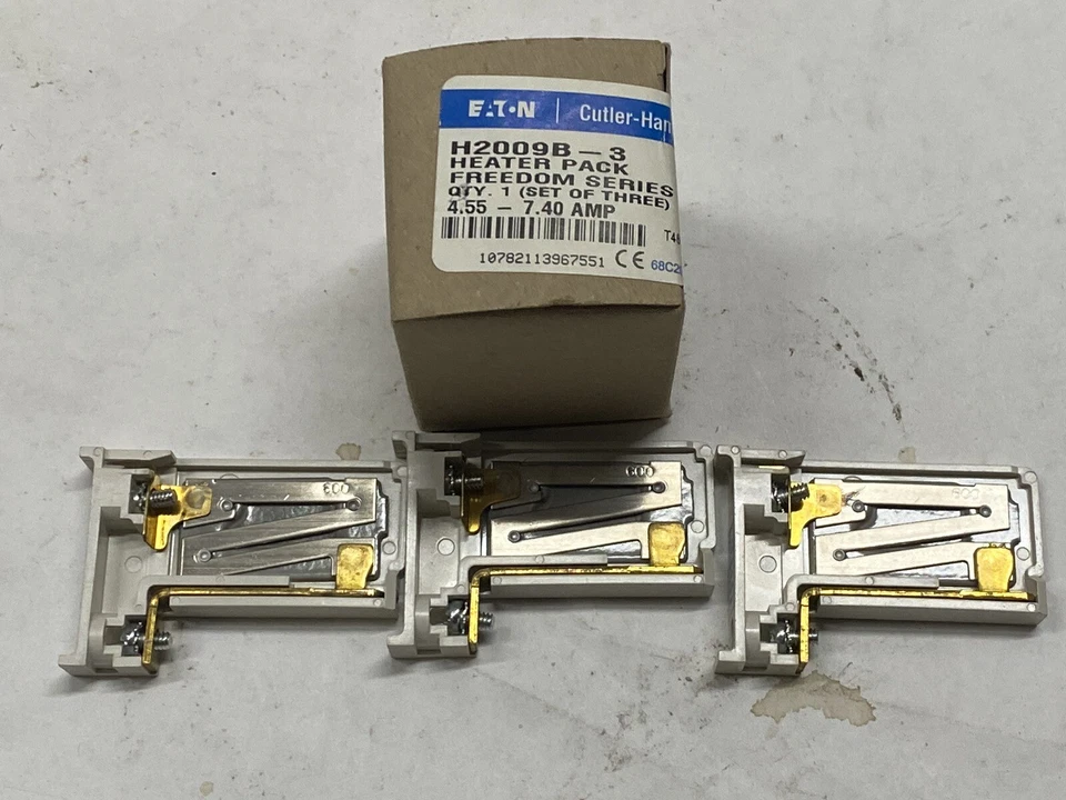 Pack of 3 Eaton Cutler Hammer Freedom Series Heater H2009 84.7-115 Amp NEW - Image 3 of 3