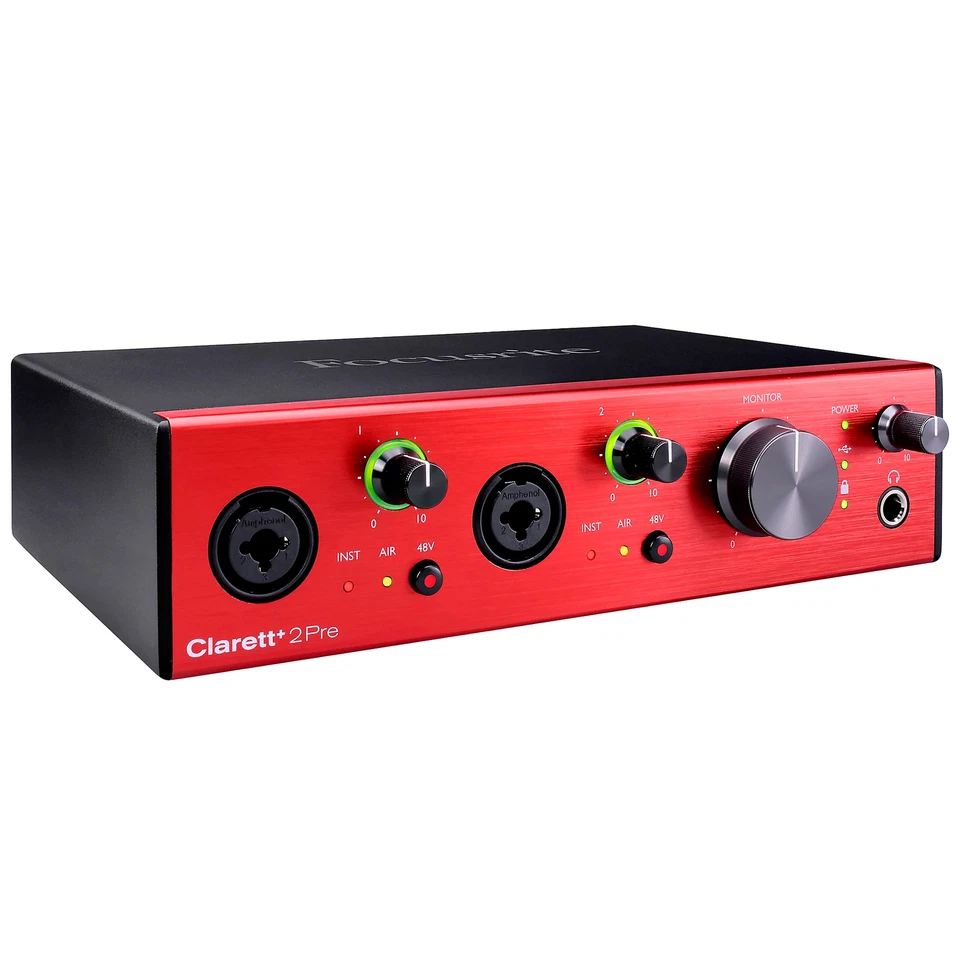 Focusrite Clarett+ 2Pre 10-in 4-Out USB Audio Interface - Image 4 of 4