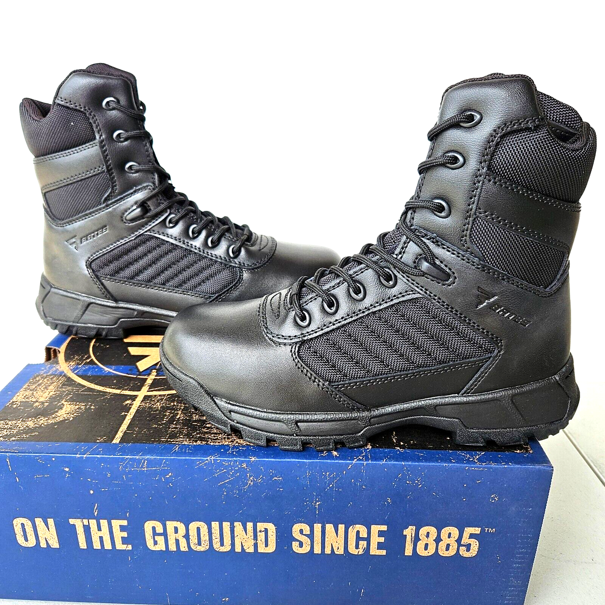 BATES TACTICAL SPORT 2 TALL SIDE-ZIP BOOTS BLACK Womens 7M E03580