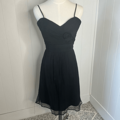 blue dress for baby girl Shop Black Solid Flowy Mini Dress - for Women | OUTZIDR main image 1