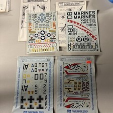 Lot of 4 1/32 Scale Microscale Decals 32-44 3...
