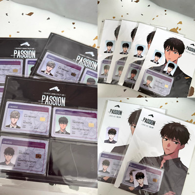 MANHWA BL PASSION UNHRDO ID PHOTOCARD GOODS MD OFFICIAL SEALED SET