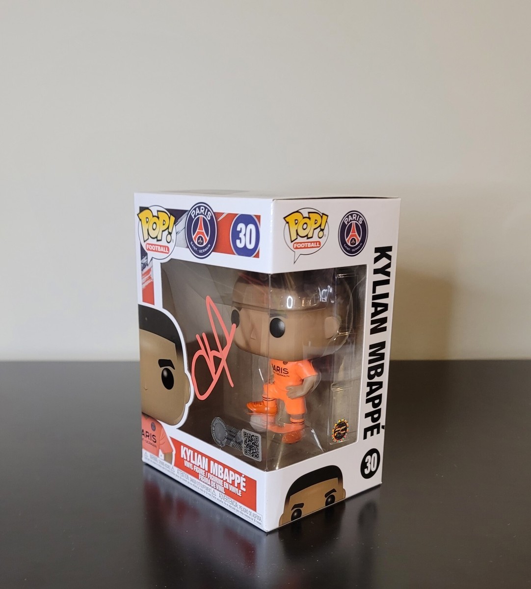 Kylian Mbappe Signed Autographed Funko Pop Paris Saint