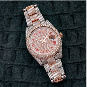 rose gold bust down rolex