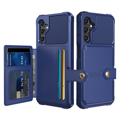 For Samsung Galaxy A17 A37 A57 A16 A36 A56 A15 A35 Leather Wallet Case Cover