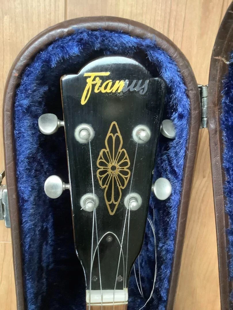 Framus Banjo 387761-69K Vintage 5 String w/ Hard Case Used Framus Banjo 5 String
