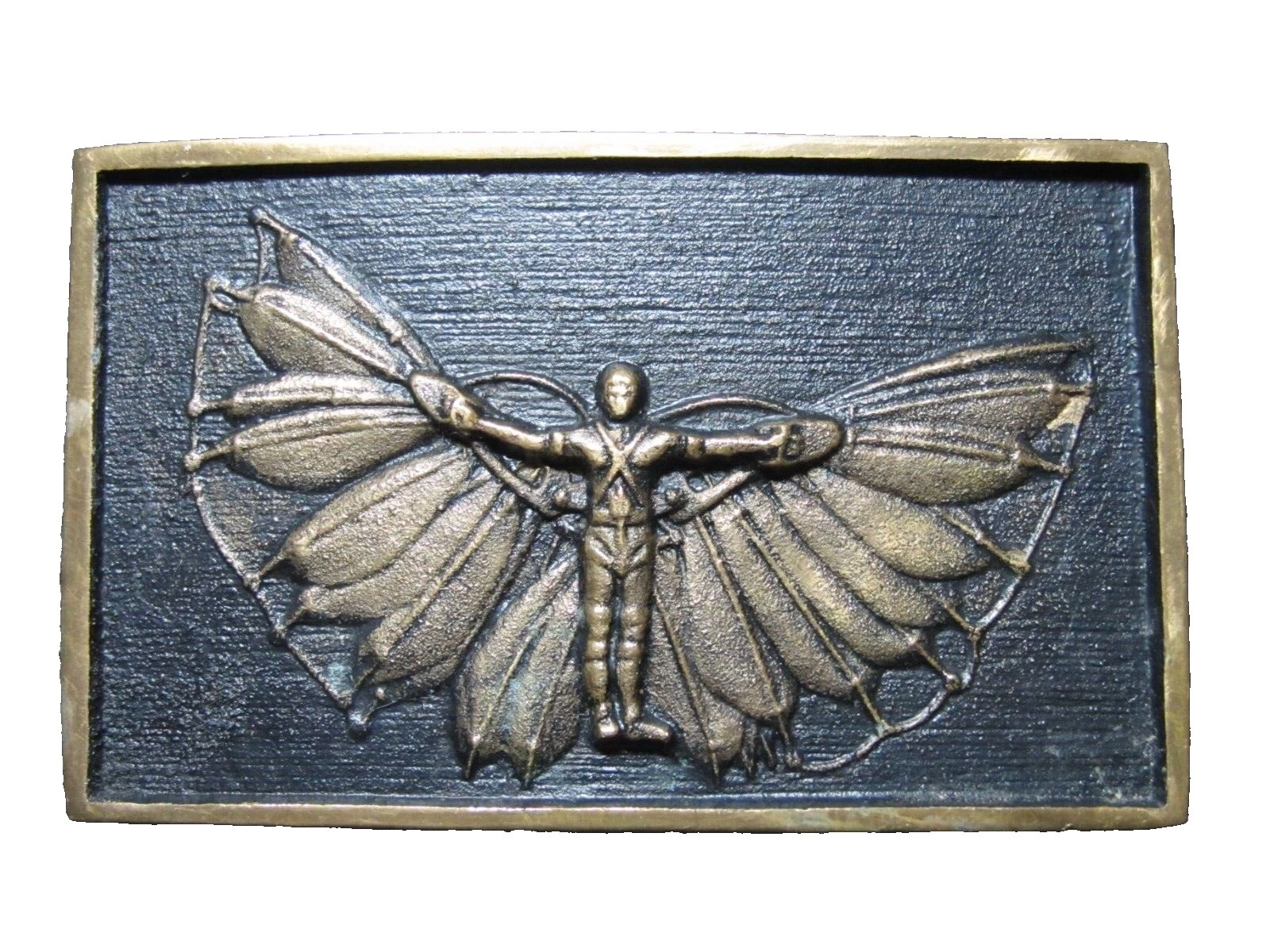 Militar y armamento Bronce Hebillas Vintage