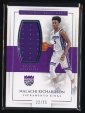 MALACHI RICHARDSON 2016-17 PANINI NATIONAL TREASURES ROOKIE RC JERSEY 22/75
