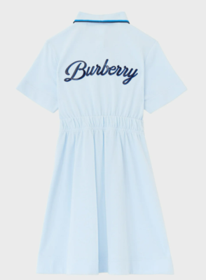 burberry shirt dress blue Burberry Blue Cotton Belted Short Shirt Dress S Burberry