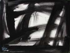 Modernist ABSTRACT PAINTING Expressionist MODERN Art DELIVERENCE by FOLTZ