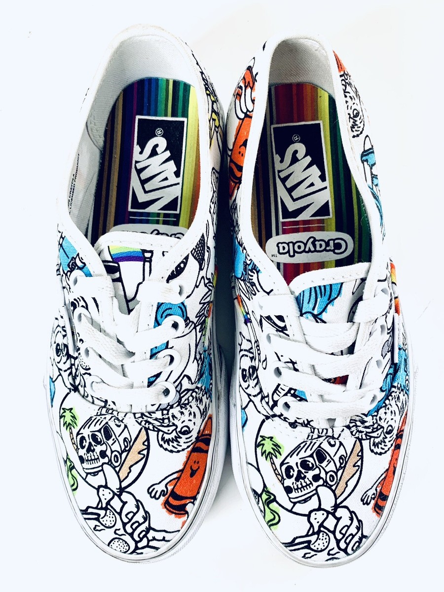 Vans x Crayola Authentic DIY Sketch Your Way Lace Up Skate
