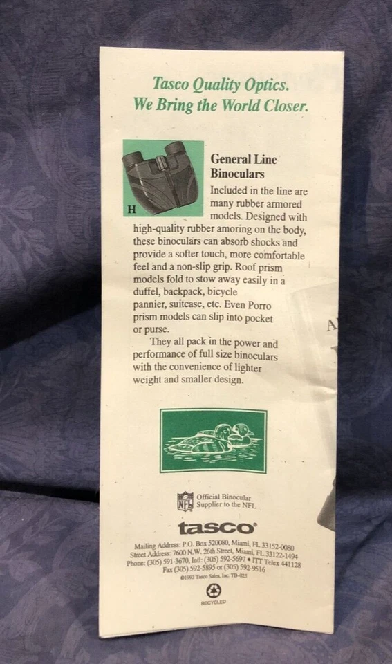 Tasco Compact Binoculars And Monoculars Brochure - Image 2 of 4