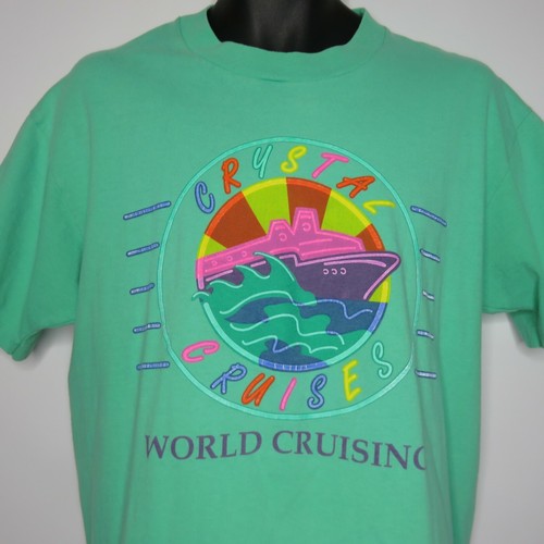 Vintage 90s Crystal Cruises TShirt L 