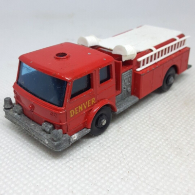 Lesney Matchbox Fire Pumper Truck Engine Denver No.29 Red United