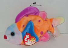 Ty Lips The Fish 6" Beanie baby plush toy
