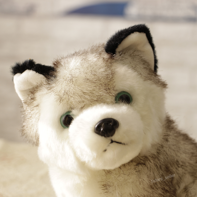 Best Choice Products Large Soft Plush Realistic Stuffed Animal Husky Dog Wolf for sale online