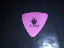 STATIC X Logo & Wayne Signature RaRe 2005 Concert Start A War Tour GUITAR PICK