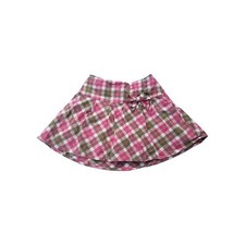 Gymboree Skirt Size 6 Gingerbread Girl Plaid Vintage Adusters