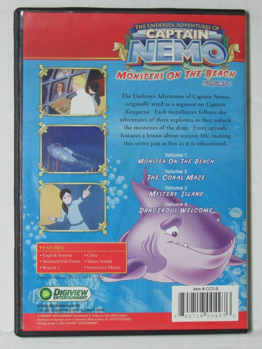 Undersea Adventures of Captain Nemo Vol.1 DVD Animated