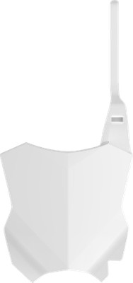 Polisport 8665900011 Number Plate - Restyle - White - Kx 125/450
