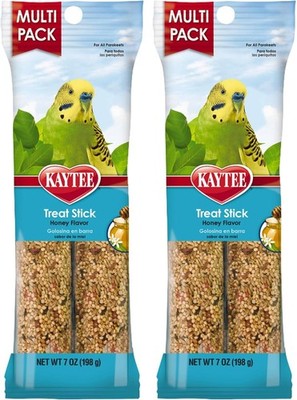 Kaytee Forti Diet Sticks for Parakeets Honey Bird Treat Bars Forti Diet Bird