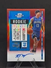RJ Hampton 2020-21 Contenders Optic Rookie Ticket Variation Auto Red /99 #136