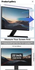 Anti Blue Light Screen Protector Film Cover For 20" Desktop PC Monitor 16:9 22